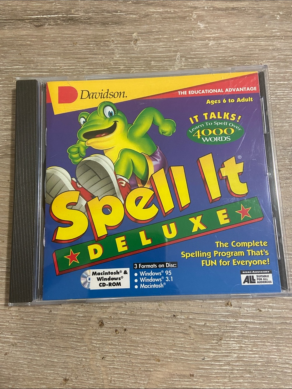 Spell It Deluxe Macintosh Windows 95 / 3.1 CD ROM Mac Windows